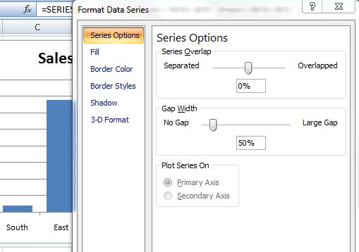 How To Make Bars Wider In Excel Bar Chart