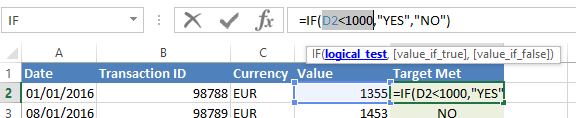 Debug using F9 in Excel