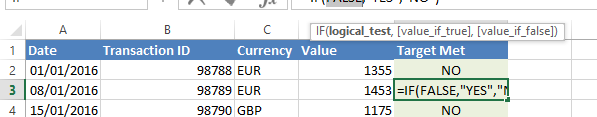 Debug using F9 excel