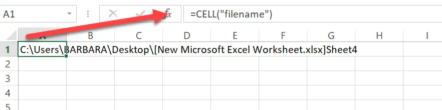 CELL Function In Excel