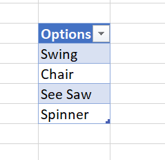 Automatically add data to a drop down list in Excel