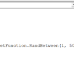 Excel Macro Random Number Generation